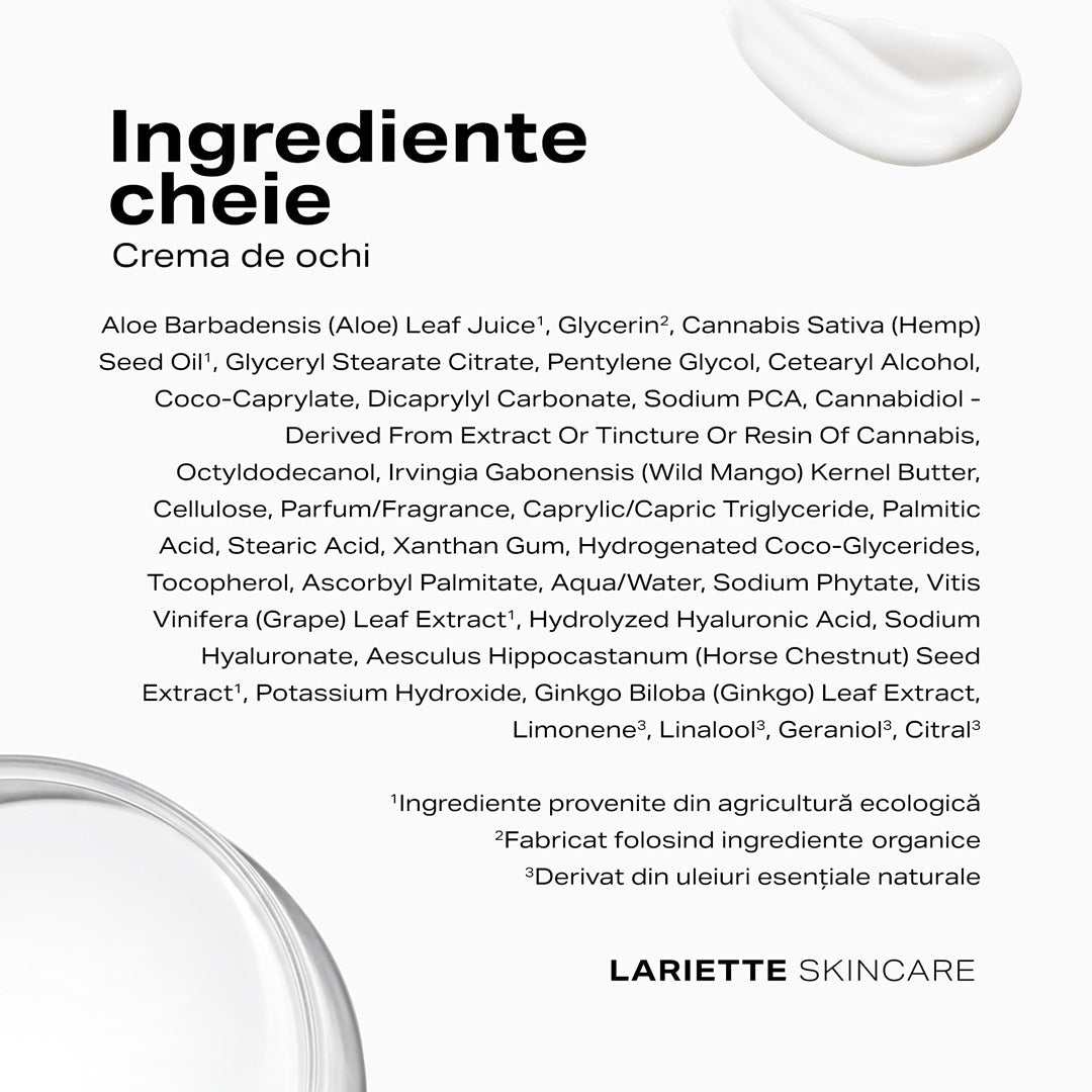 Eye cream with 1% Cannabidiol, 15 ml